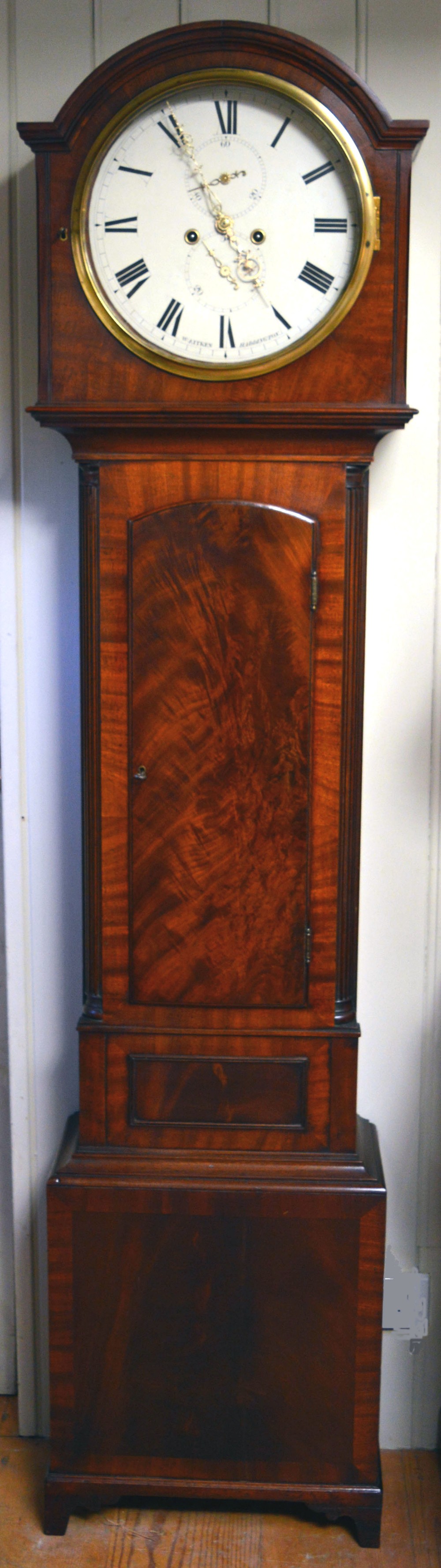 Scottish Mahogany Longcase Clock 