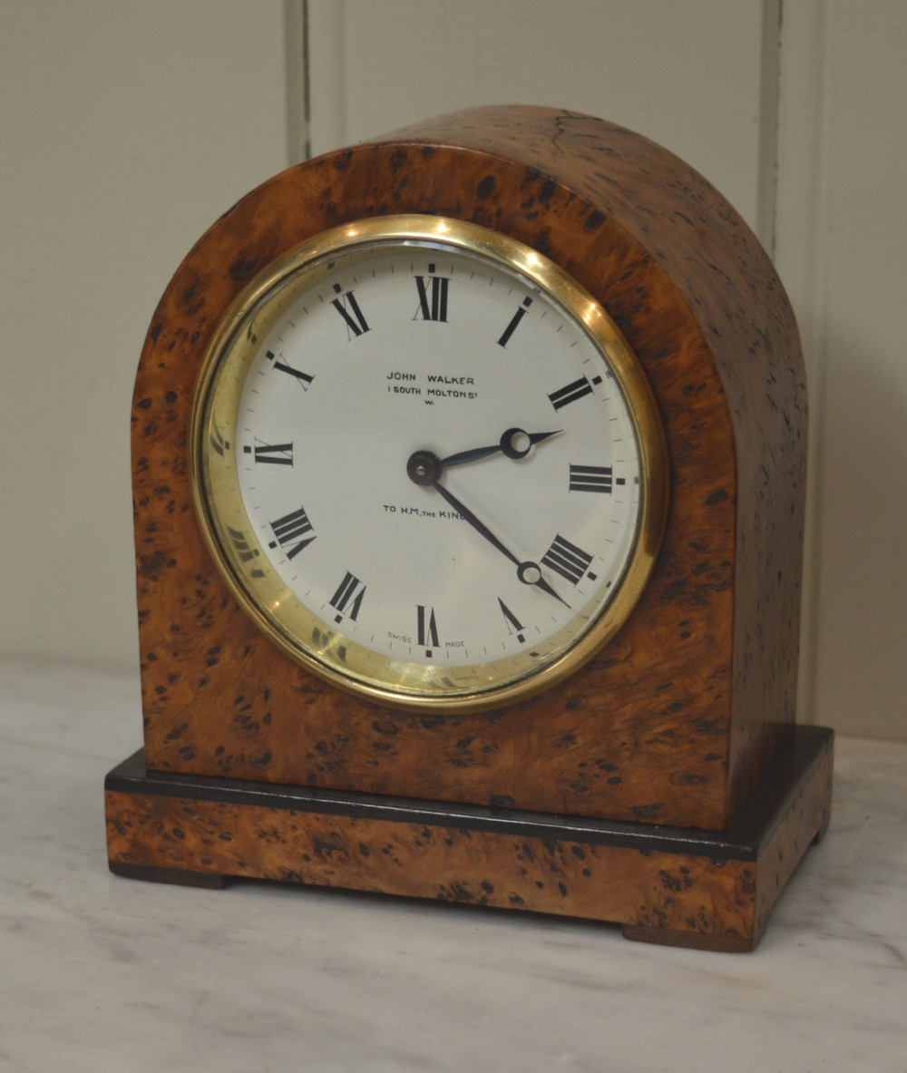 Small Birds Eye maple Mantel Clock 