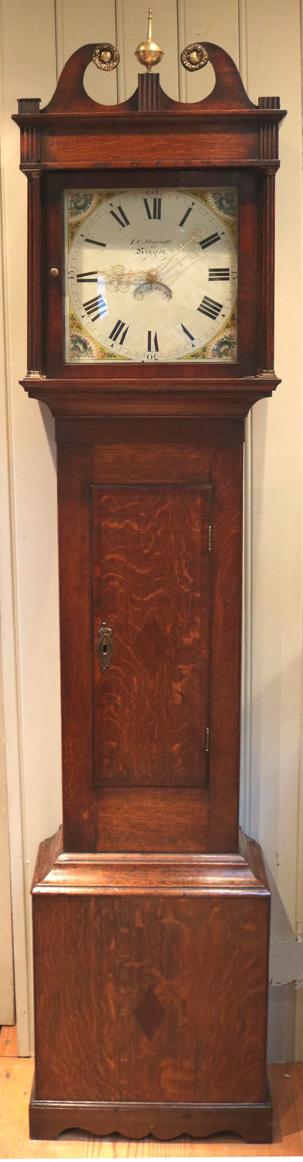 Oak  Longcase Clock (England, c. 1820)