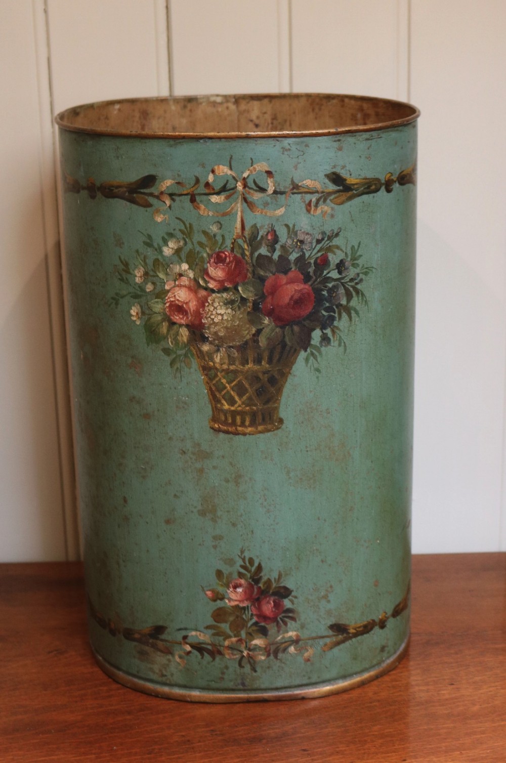 Toleware Umbrella Stand (France, c. 1910)