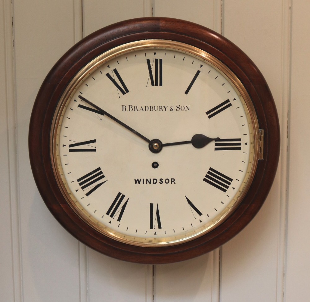 Mahogany Fusee Dial Clock (England, 1910)