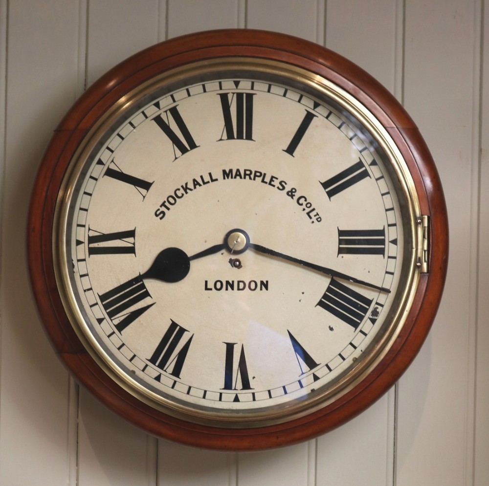 Very Large Fusee Dial Clock (London, c. 1900)