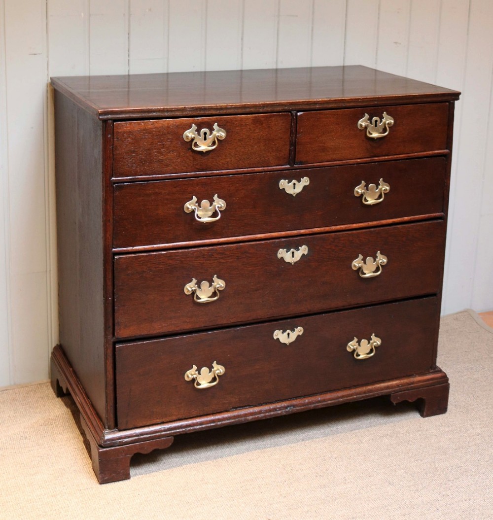 Mid 18th Century Oak Chest Of Drawers