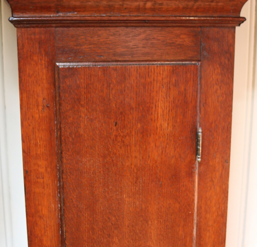 Oak Country Longcase Clock (England, c. 1830) View IV