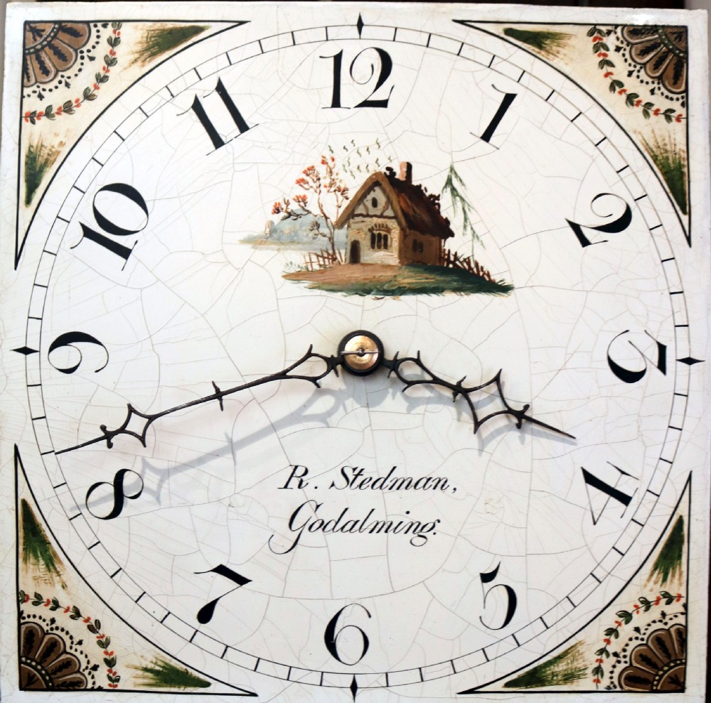 Oak Country Longcase Clock (England, c. 1830) View VI