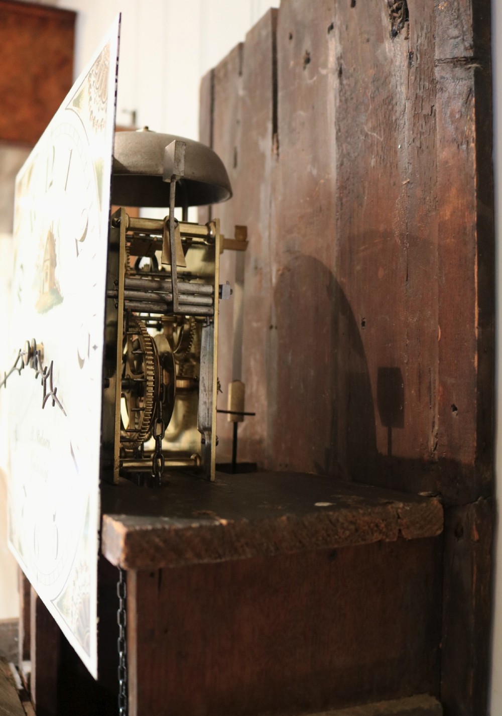 Oak Country Longcase Clock (England, c. 1830) View VII