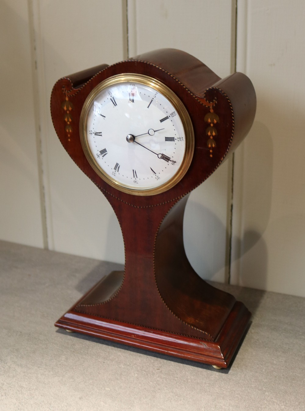 Edwardian Stylised Balloon Clock (England, c. 1905) View V