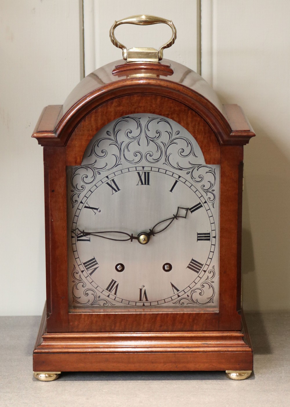 Mahogany Bracket Clock (England, c. 1900)