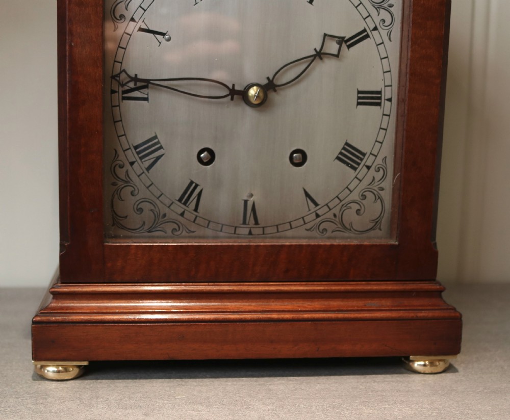 Mahogany Bracket Clock (England, c. 1900) View IV