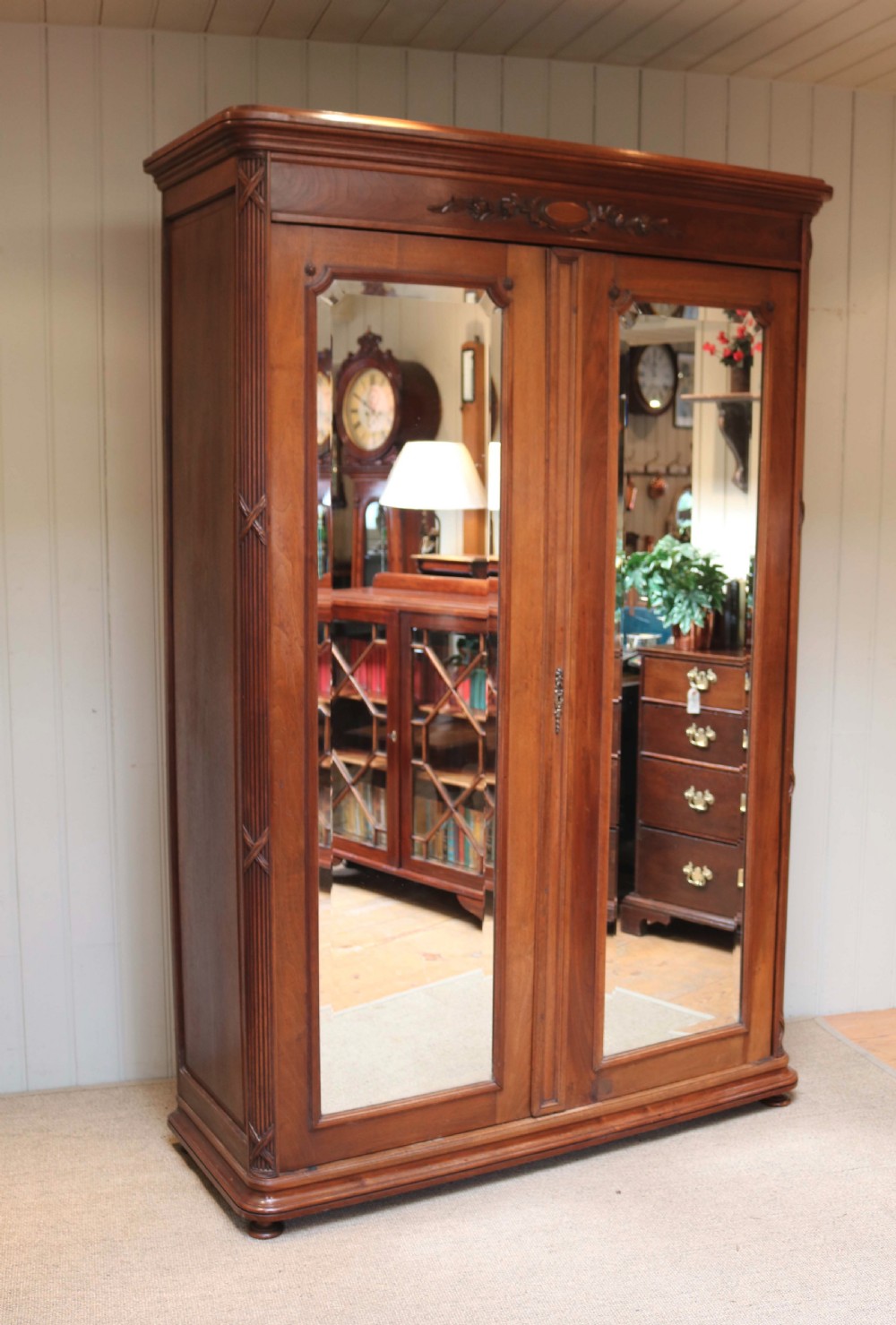 French Walnut Armoire View II