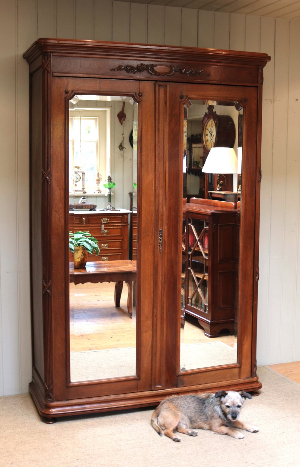 French Walnut Armoire View III