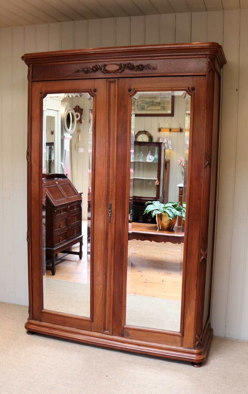 French Walnut Armoire View IV