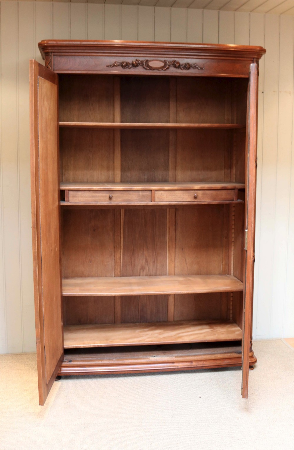 French Walnut Armoire View VI