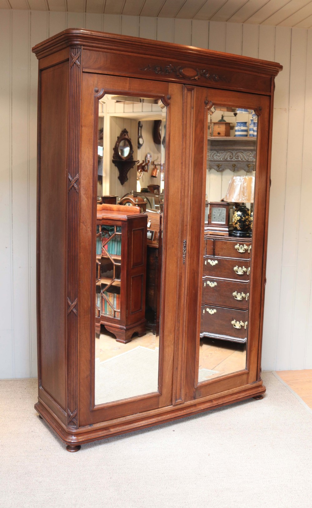 French Walnut Armoire View VII