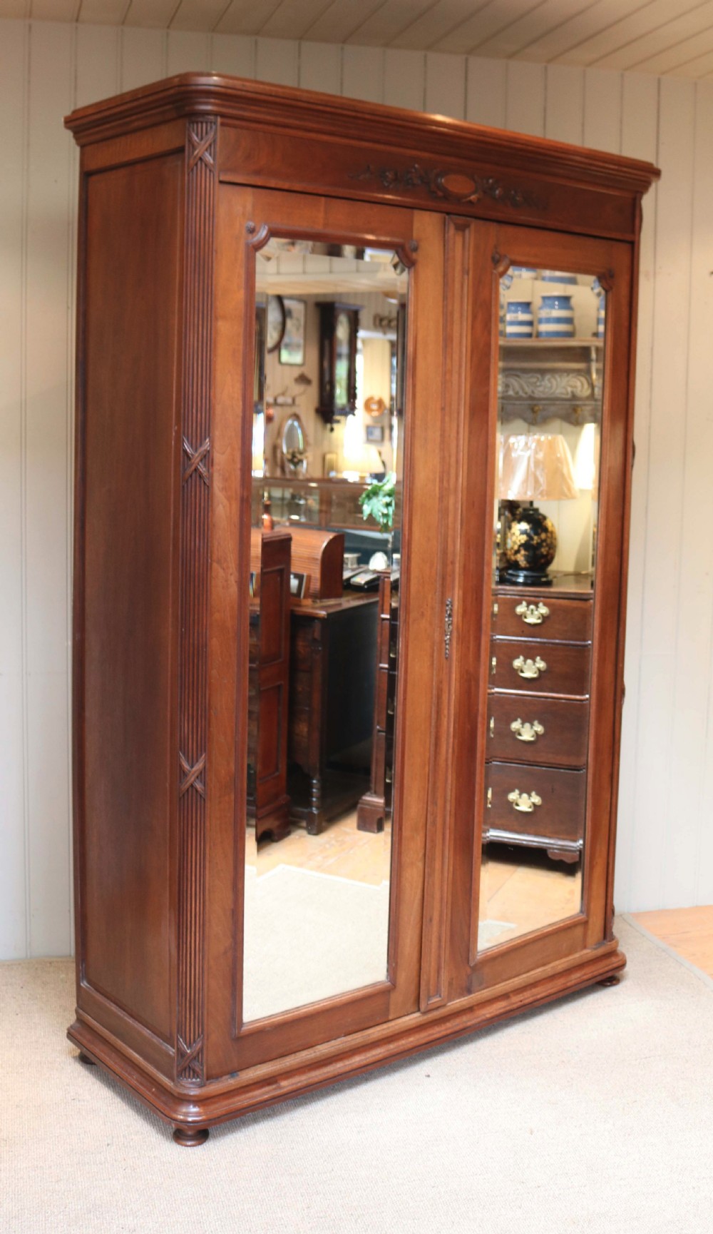 French Walnut Armoire View VIII