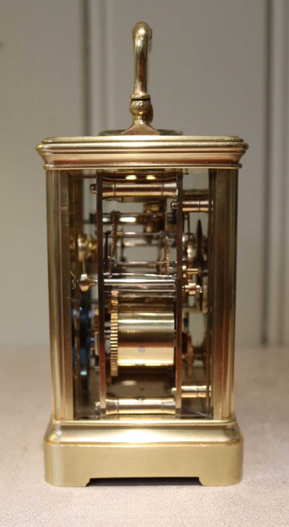 Fine Striking Carriage Clock by Drocourt (France, c. 1870) View X