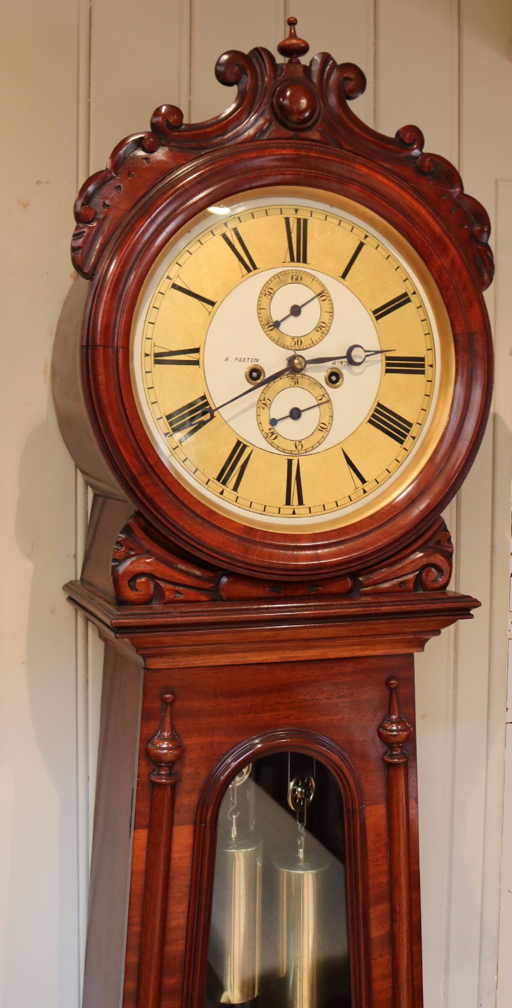 Scottish Drumhead Longcase Clock (Scotland, 1830 to 1850) View II