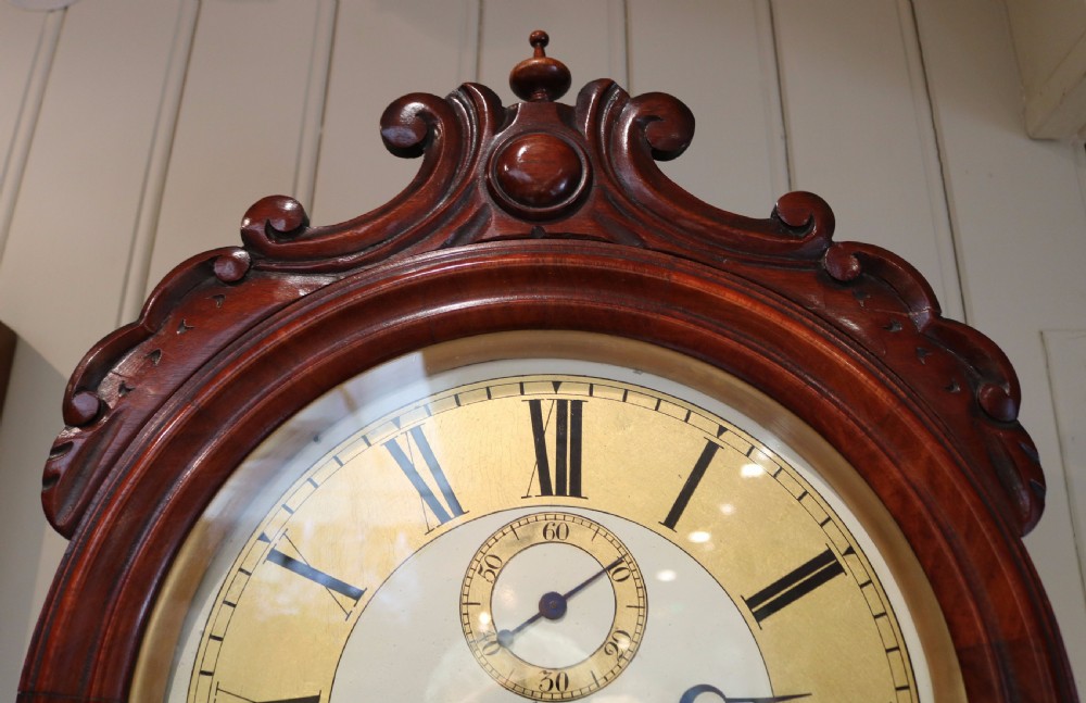 Scottish Drumhead Longcase Clock (Scotland, 1830 to 1850) View III