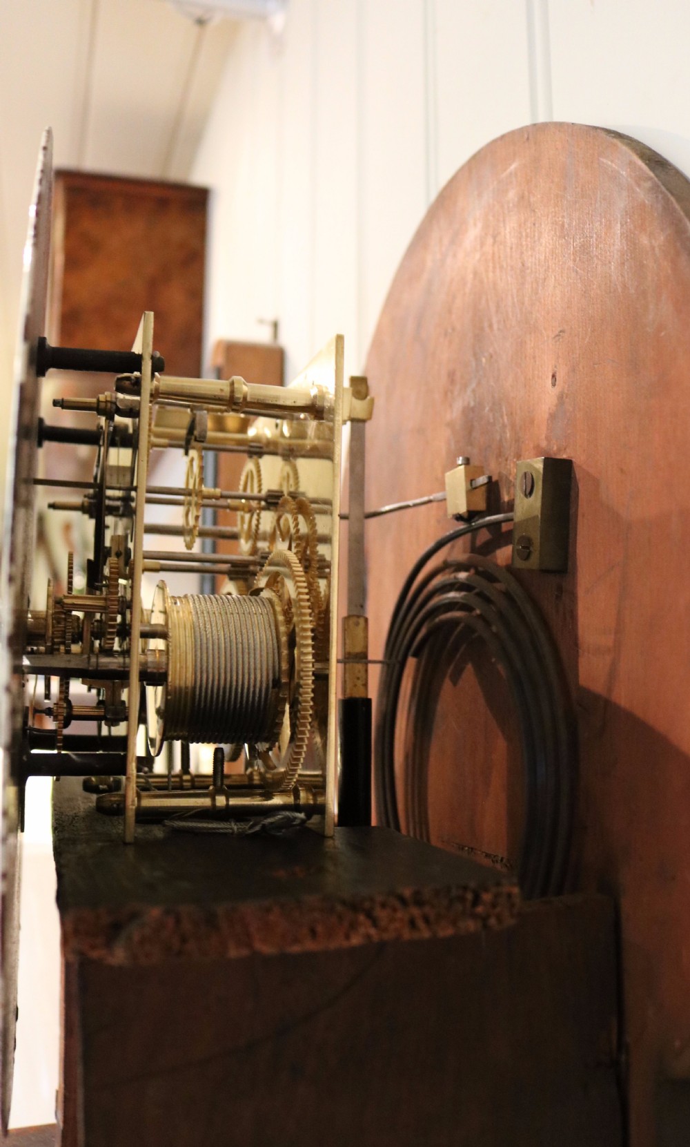 Scottish Drumhead Longcase Clock (Scotland, 1830 to 1850) View V
