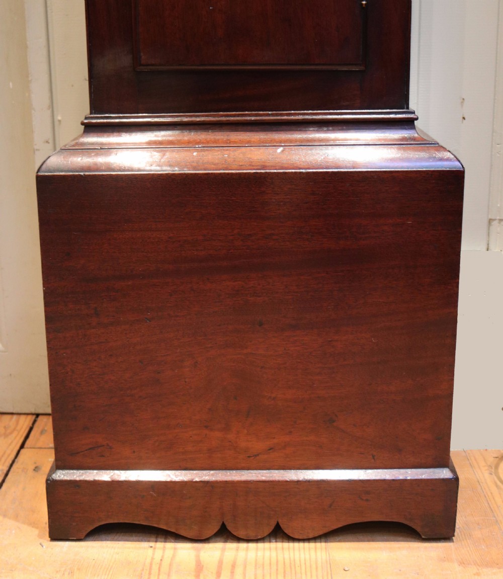 Small Mahogany Cottage Longcase Clock (England, c. 1840) View IV