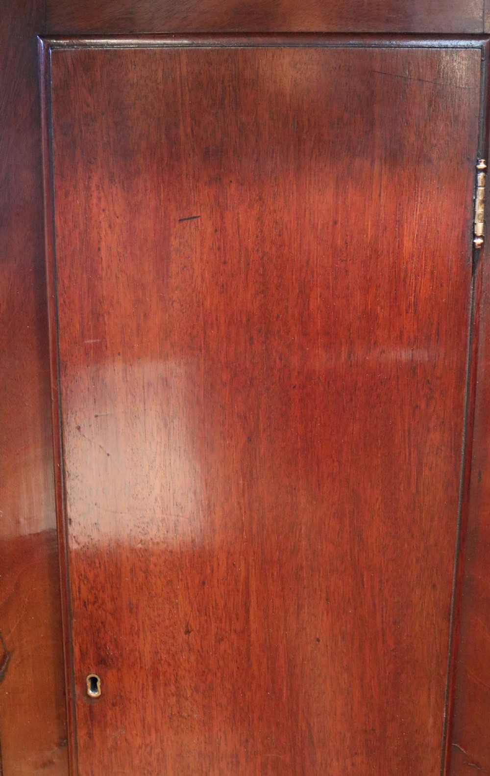 Small Mahogany Cottage Longcase Clock (England, c. 1840) View VI