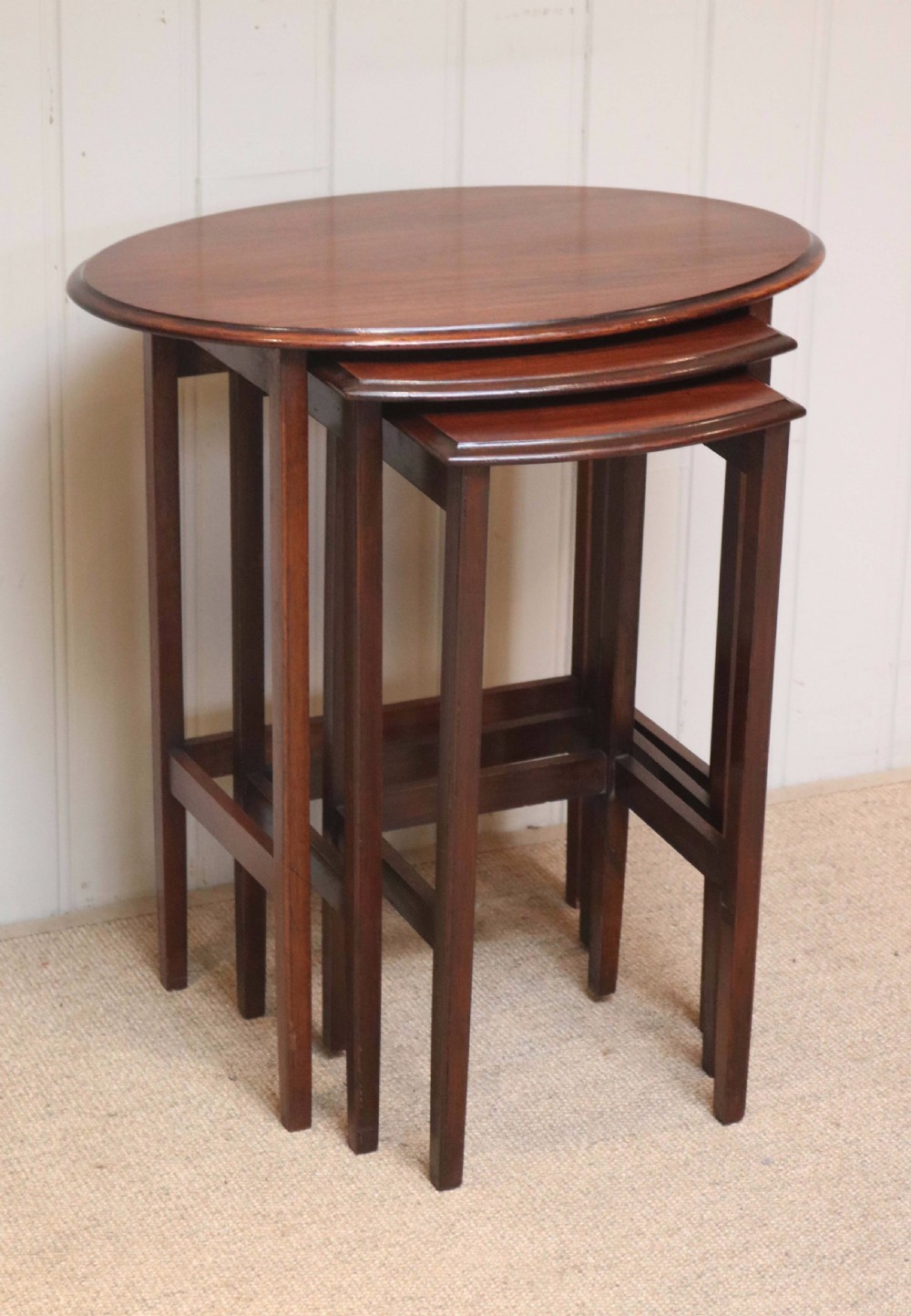 Mahogany Nest Of Three Tables