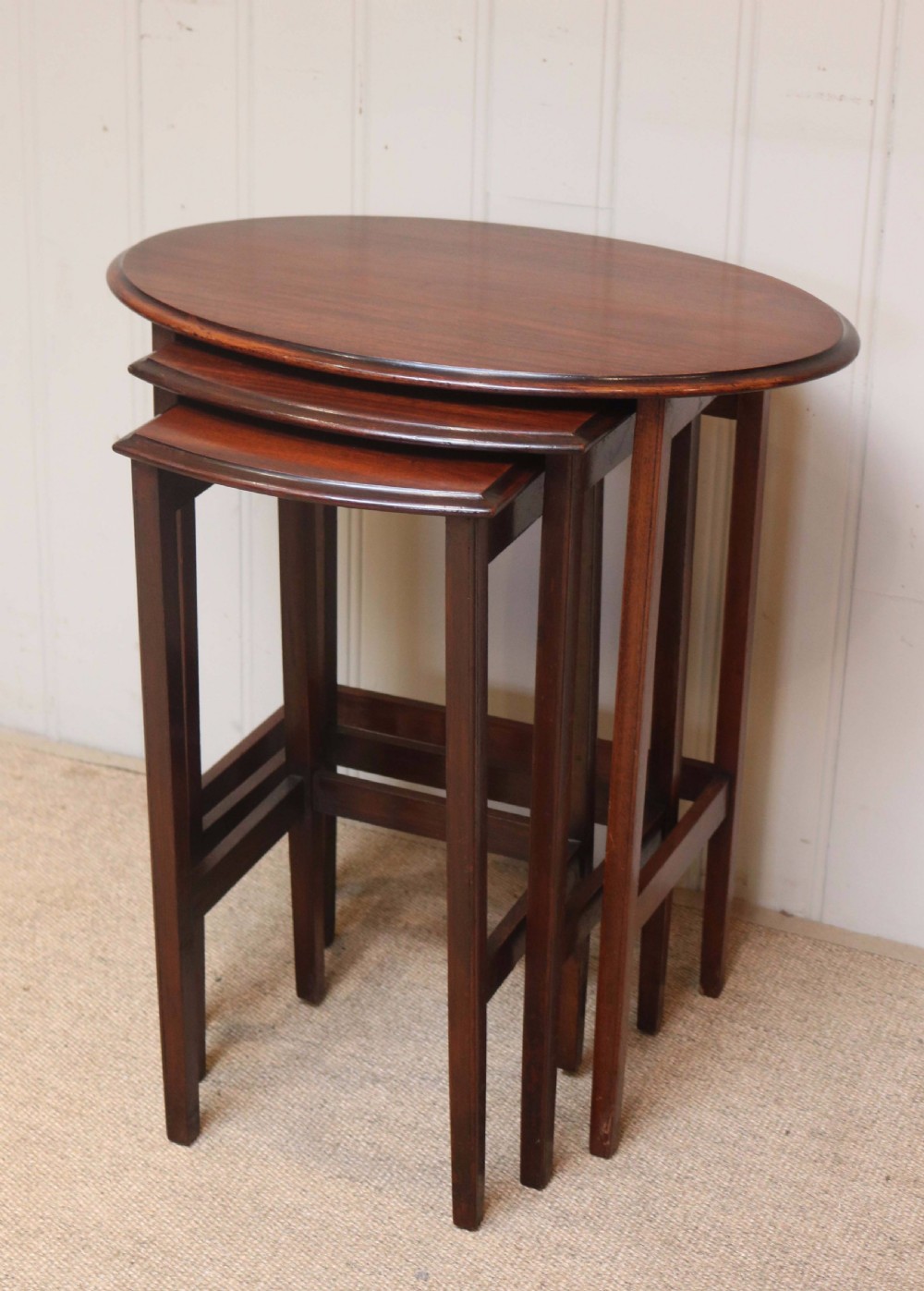 Mahogany Nest Of Three Tables View V