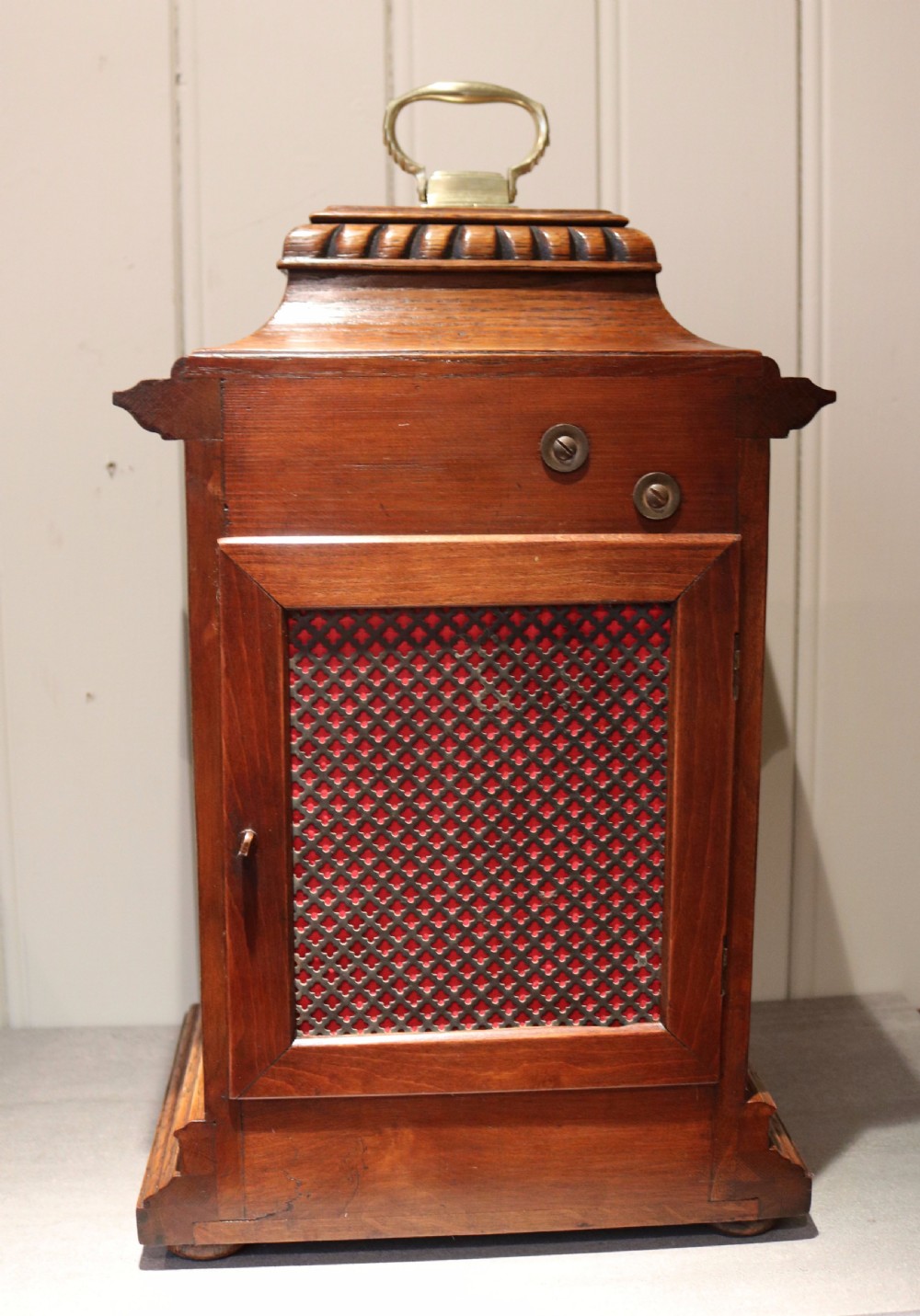 Oak Westminster Chime bracket Clock (Germany, c. 1910) View VII