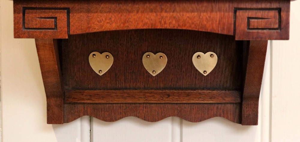 Oak Arts And Crafts Striking Wall Clock View VIII
