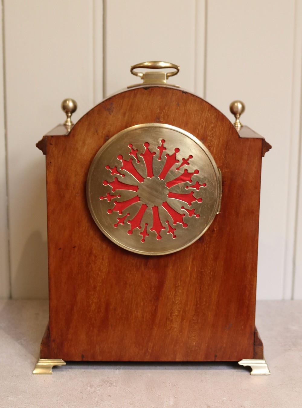 Mahogany and Satinwood Mantel Clock (England and France, c. 1905) View VIII
