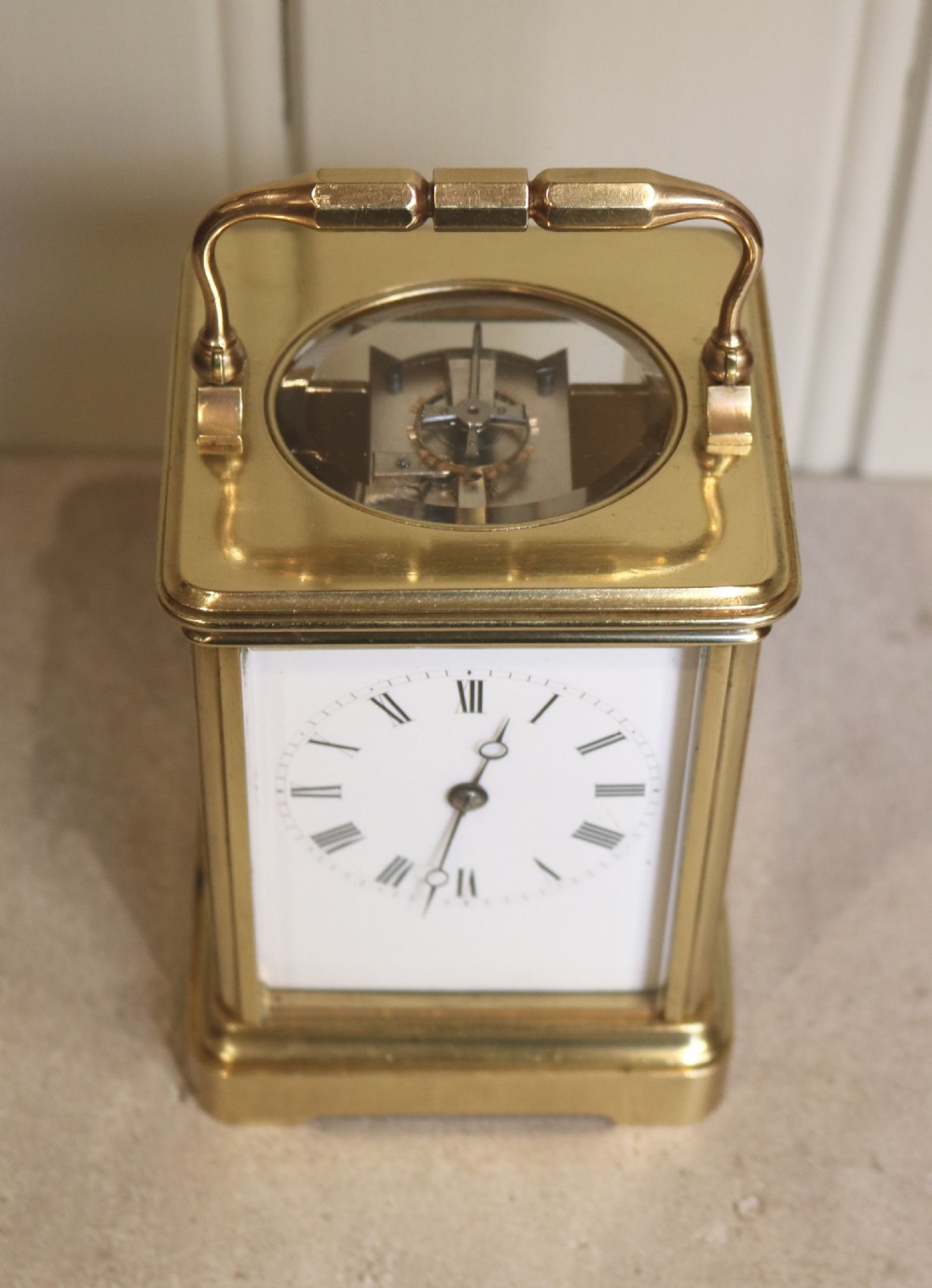 Large Drocourt Carriage Clock In Case (France, 1878) View III