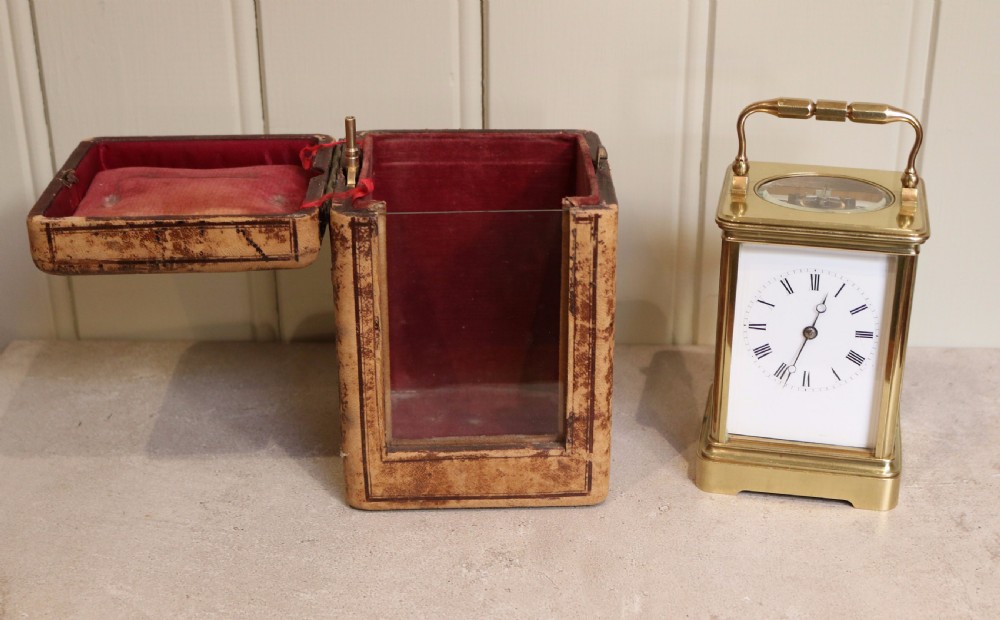 Large Drocourt Carriage Clock In Case (France, 1878) View VI