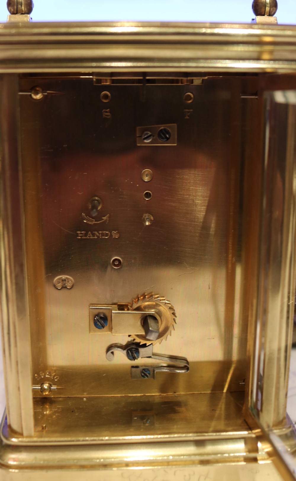 Large Drocourt Carriage Clock In Case (France, 1878) View VIII