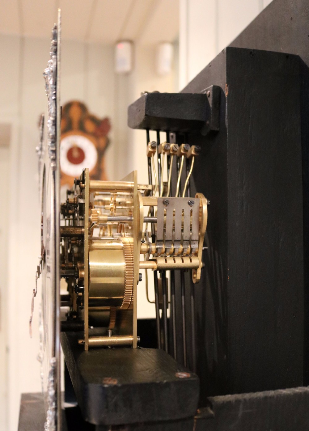 Small Oak Westminster Chime Longcase Clock (England, c. 1910) View VIII