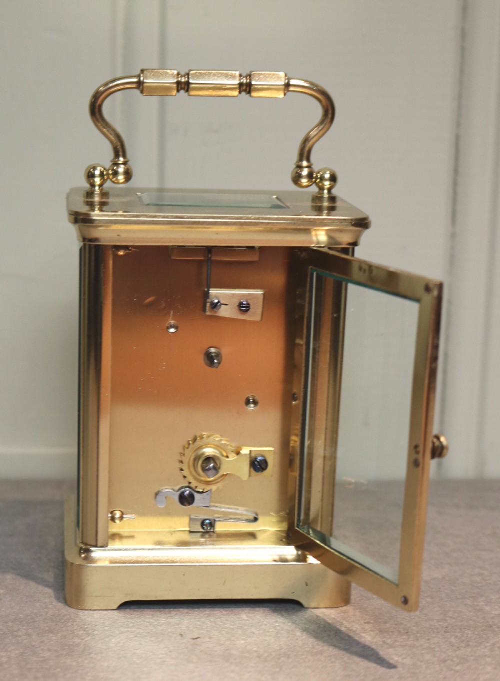 French Timepiece Carriage Clock With Case (France, c. 1890) View VI