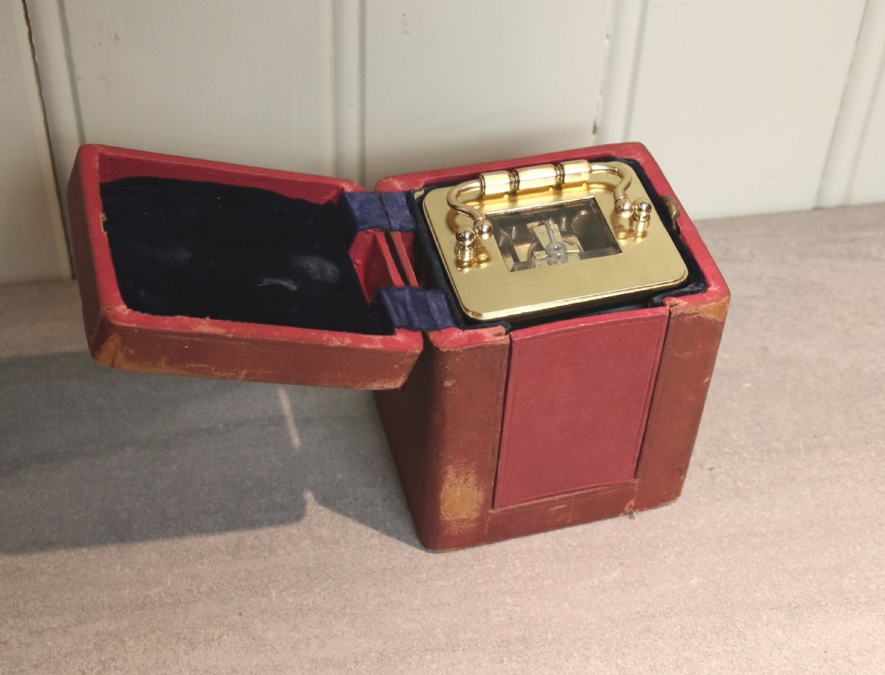 French Timepiece Carriage Clock With Case (France, c. 1890) View IX