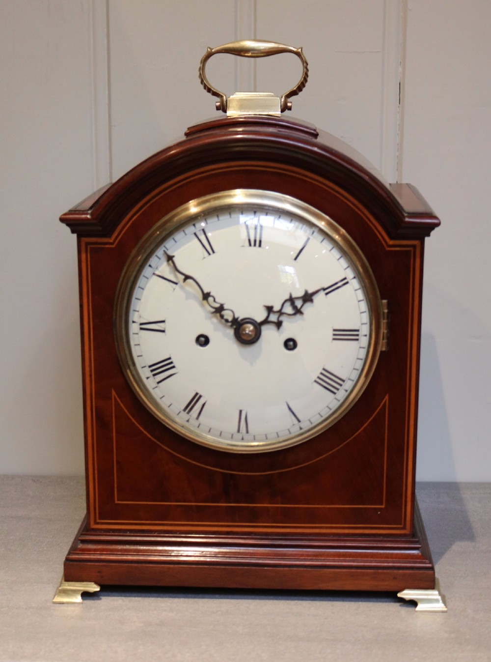 English mahogany Bracket Clock (England, 1900)