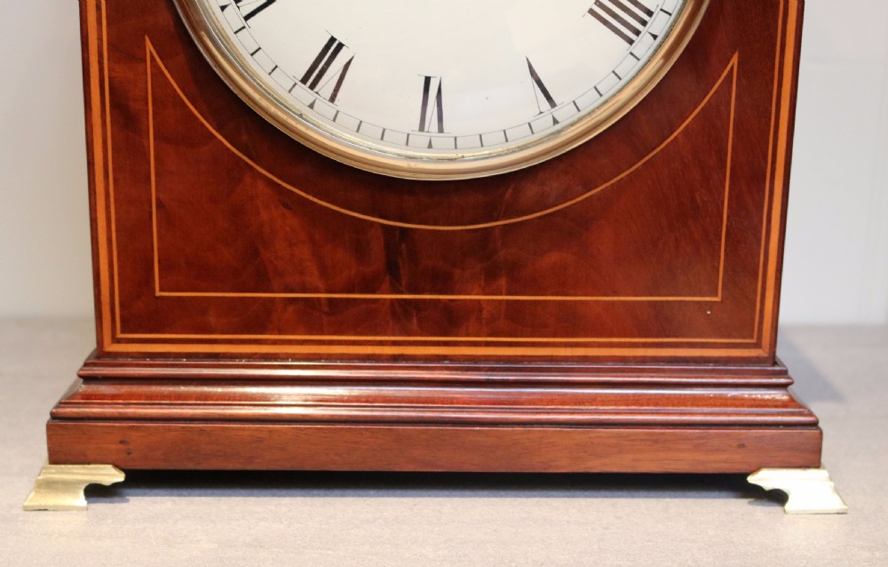 English mahogany Bracket Clock (England, 1900) View III