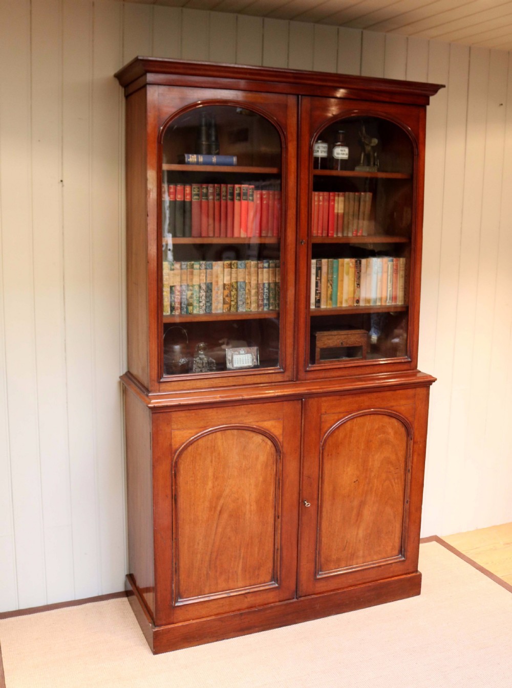 Mahogany Cabinet Bookcase