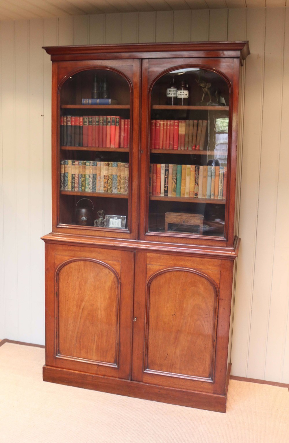 Mahogany Cabinet Bookcase View III