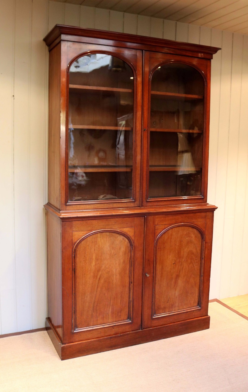 Mahogany Cabinet Bookcase View VI