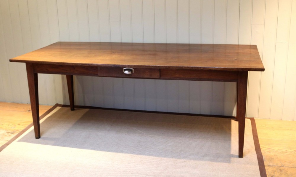 French Oak Farmhouse Table View II