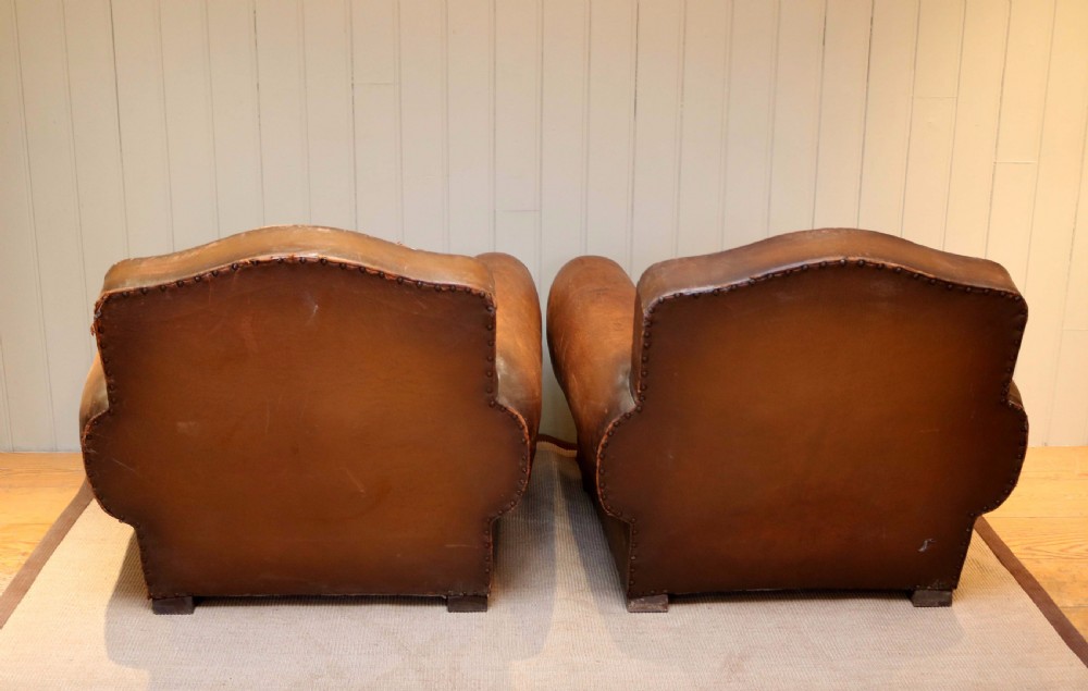 Art Deco  Leather Armchair ( Pair available) View VII