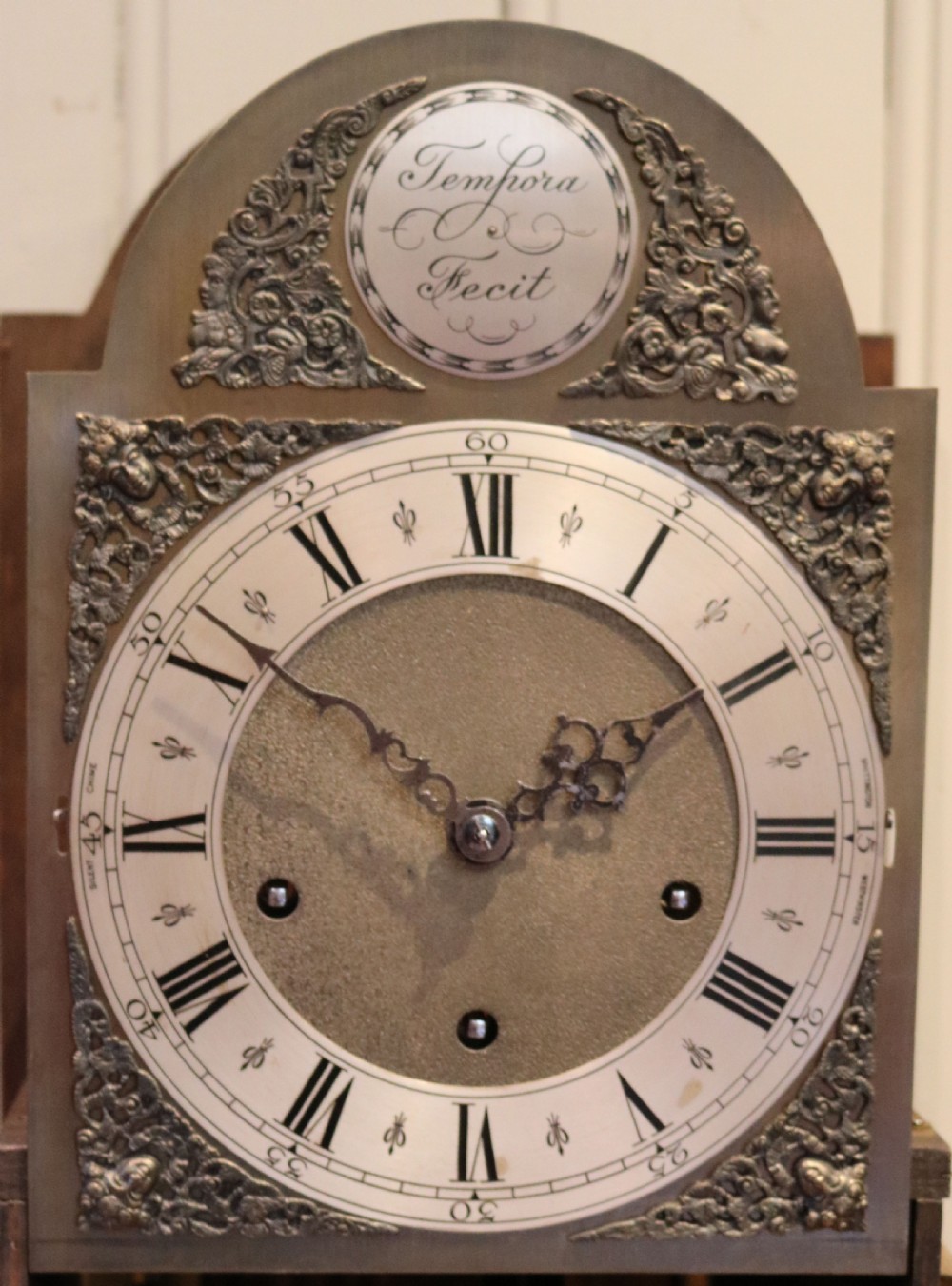 Oak Westminster And Whittington Chime Grandmother Clock View IV