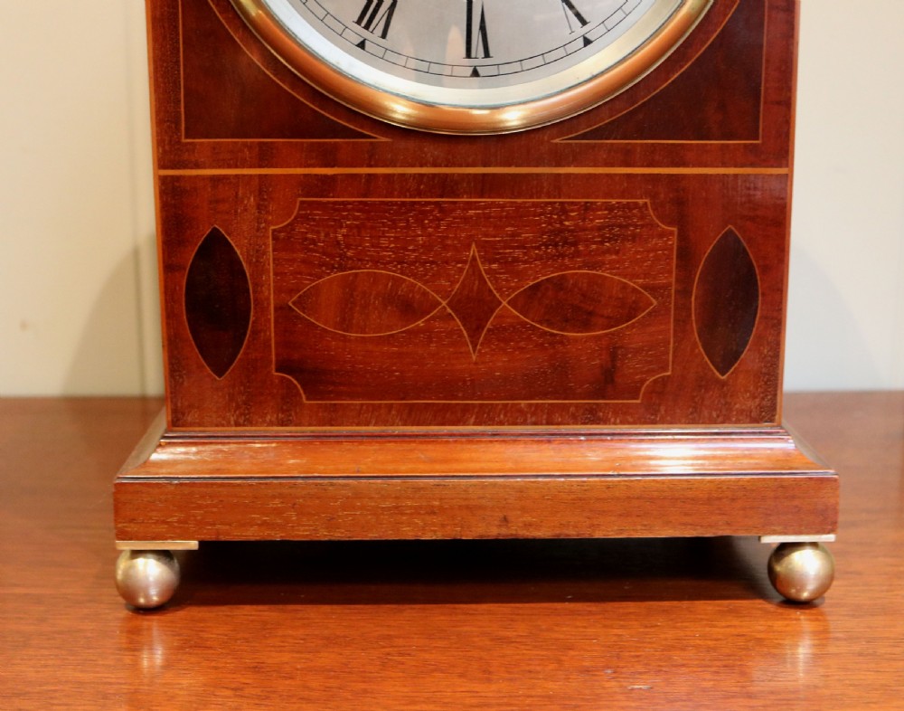 Late 19th Century Twin Fusee bracket Clock (England, c. 1890) View III