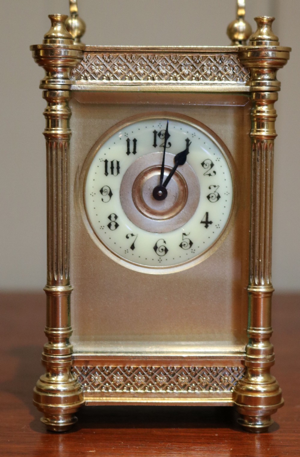 Edwardian Decorative Timepiece Carriage Clock (France, c. 1905) View III