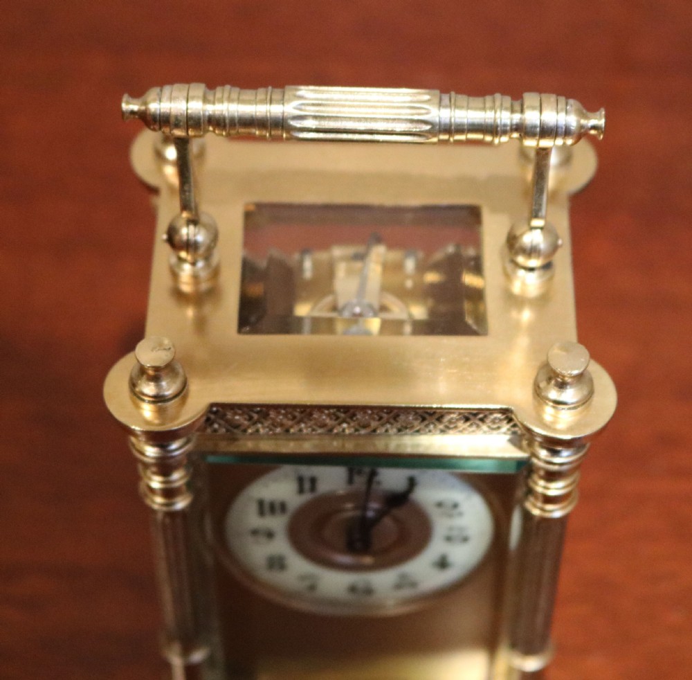 Edwardian Decorative Timepiece Carriage Clock (France, c. 1905) View IV