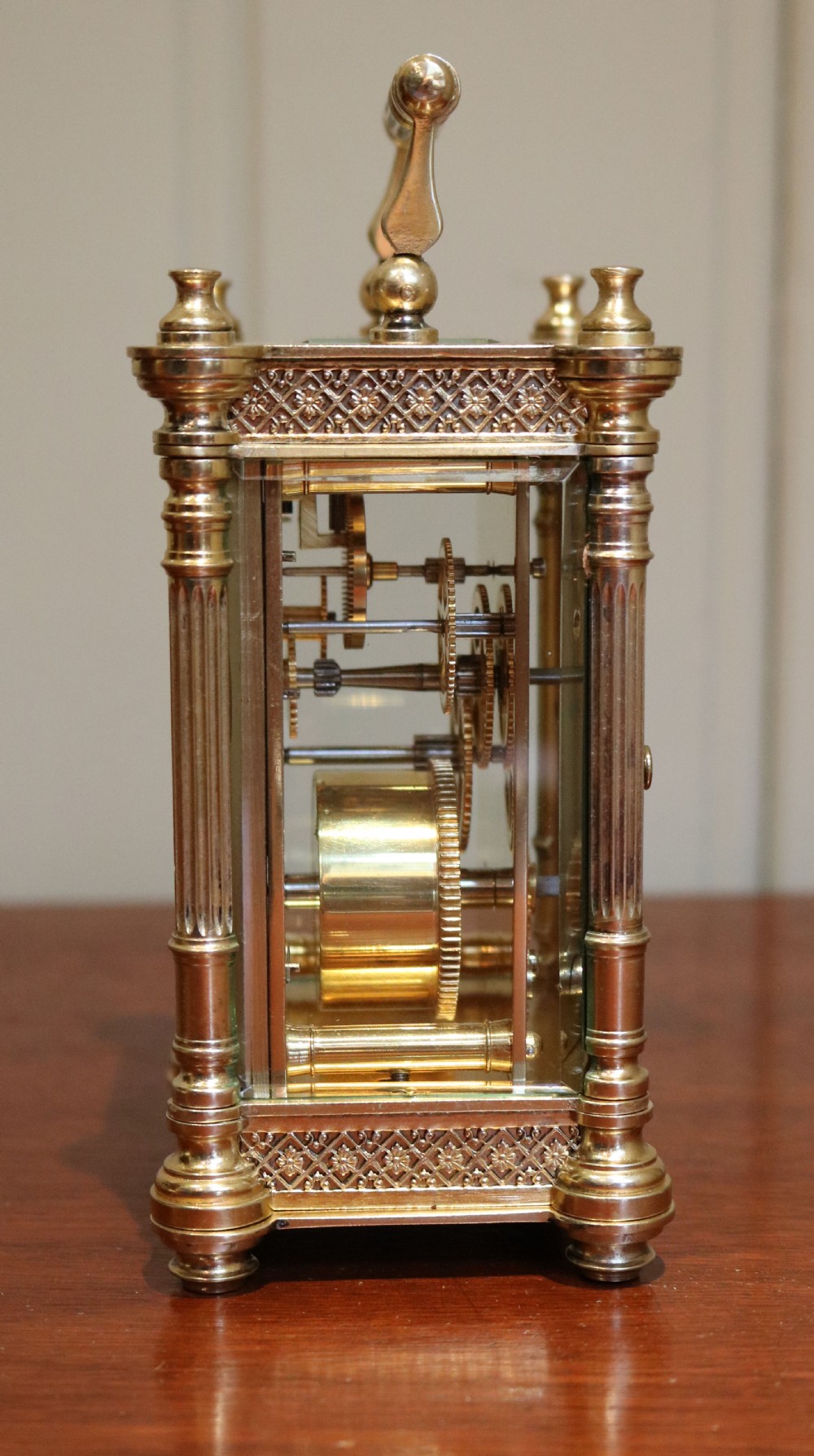 Edwardian Decorative Timepiece Carriage Clock (France, c. 1905) View V