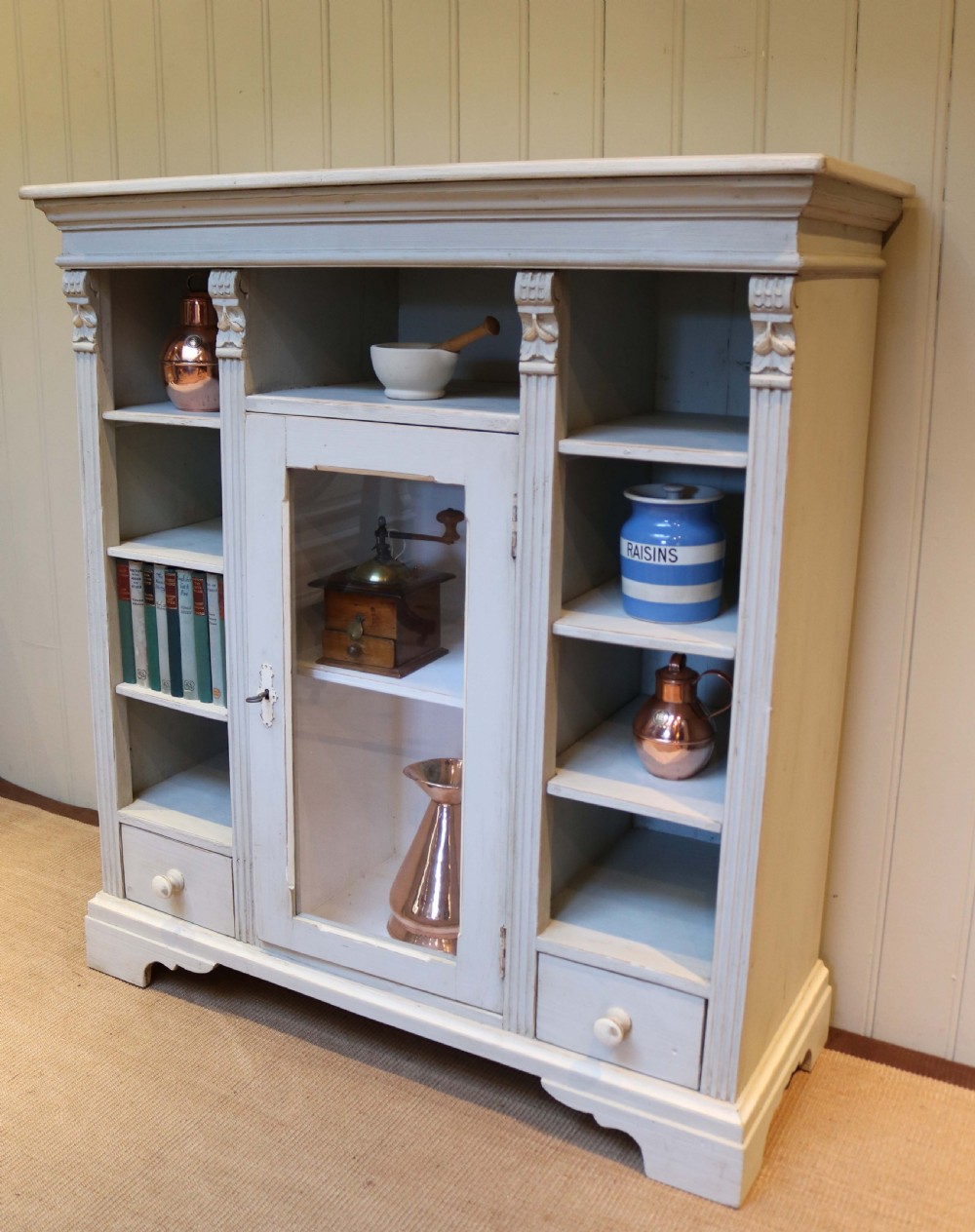 Late 19th Century Painted Continental Side Cabinet  View V