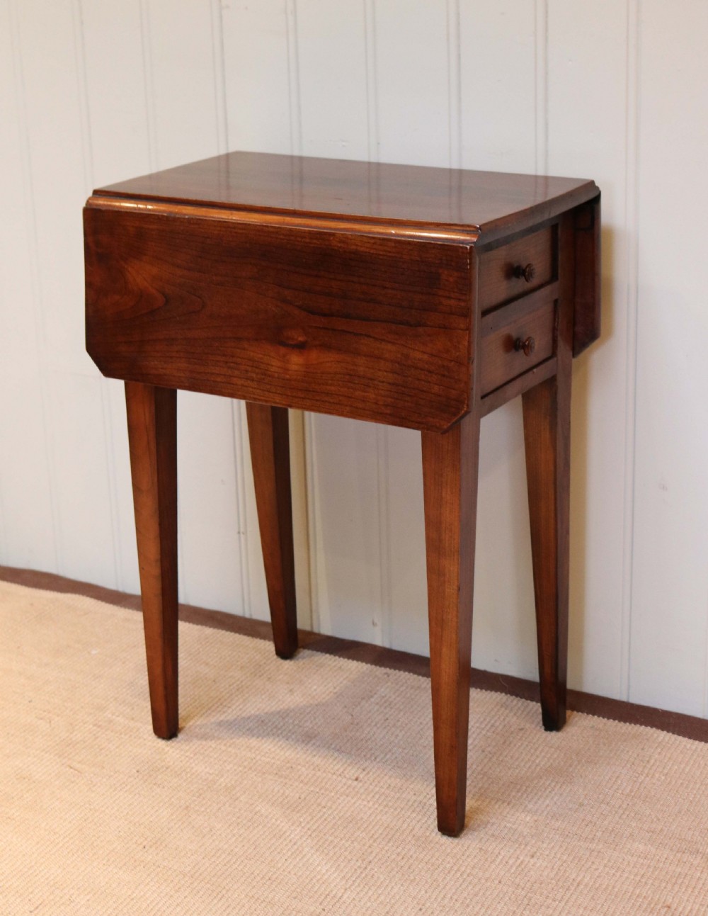Small Proportioned Cherry Wood Table  View VIII